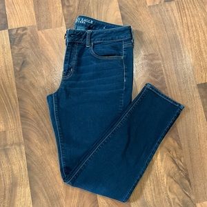 American Eagle Outfitters Dark Blue Jeans Jeggings
